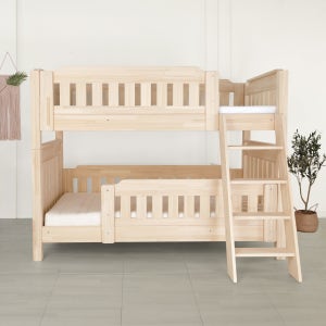 수앤홈 수힐링 원목 편백 분리형 2층침대 슈퍼싱글 사다리형