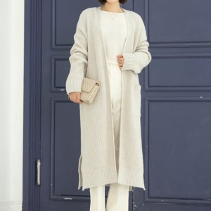 [특가세일] 루즈핏 오버핏 도톰 골지 숄 니트 롱 가디건(메르시)