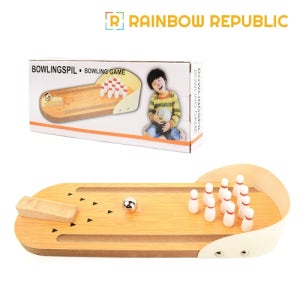 미니 볼링 놀이 유아 어린이 장난감 원목 집중력