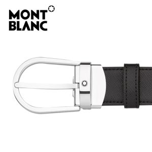 몽블랑 벨트 홀슈스 스텐스틸 핀버클 사피아노 113834