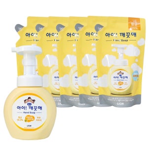 아이깨끗해 용기1+리필5 / 손세정제 핸드워시