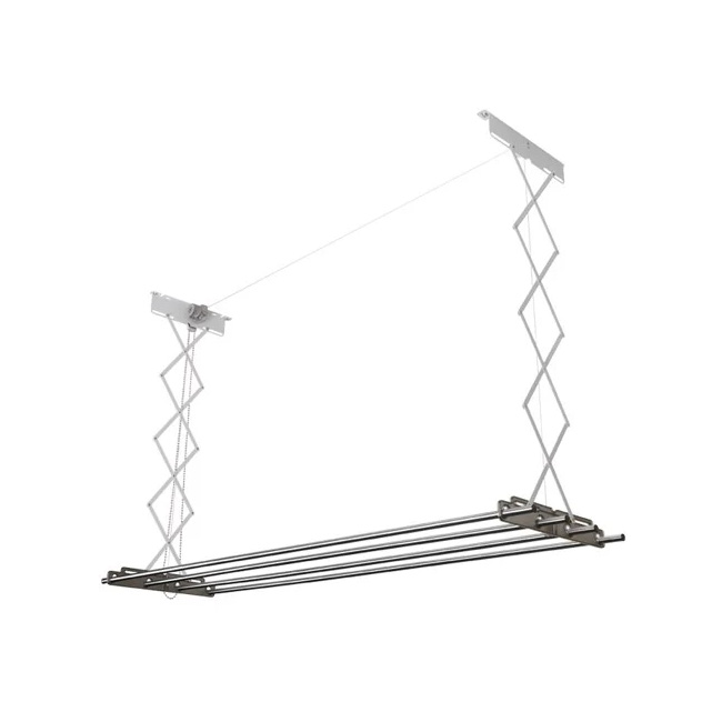 웰렉스 베란다빨래건조대 반자동 스탠 튼튼한 천장 이불 빨래 건조대 CH4180