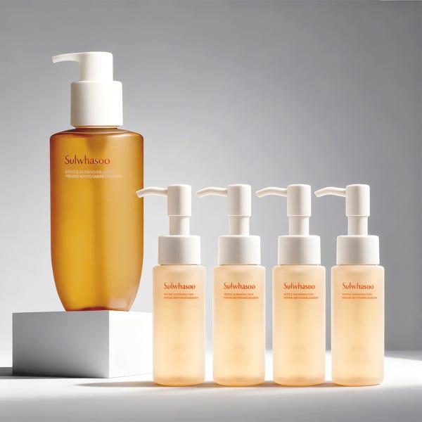 설화수 순행 클렌징폼 200ml+200ml(50ml x4샘플) 총 400ml 세트