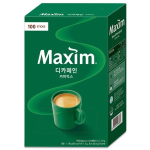 맥심 디카페인 커피믹스 100T