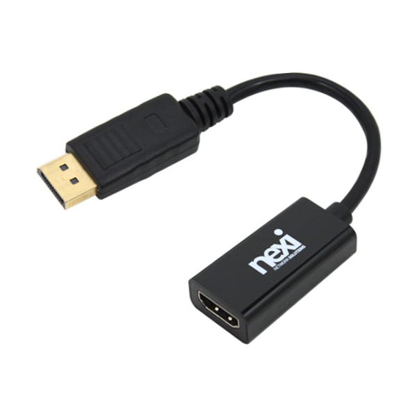 넥시 4K DP to HDMI 변환 컨버터 젠더 60Hz 듀얼 모니터 전환