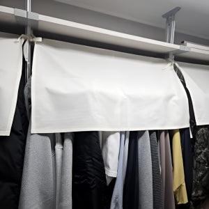 담은보자기 순면 행거 가리개 커버 덮개 옷 가림막 백아이보리 미니 XS