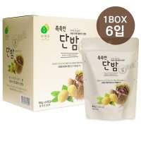 자연루 촉촉한 단밤 80g, 6개입, 단품형 / 맛밤 맛단밤 햇밤 영양간식 건강간식