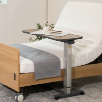 이동식 침대 사이드테이블 높낮이조절 식탁 협탁 보조 높이 환자용 병원