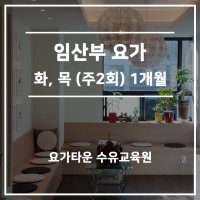 [요가타운 수유점][강북] 임산부 요가 화,목 (주 2회, 1개월)