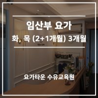 [요가타운 수유점][강북] 임산부요가(화,목) 3개월(2+1)