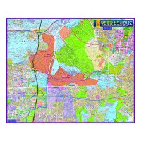 부천대장 신도시안내도 중size 코팅형 135cmx110cm 부천시지도