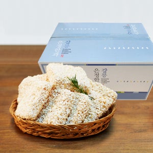 강릉 한과 수제 전통 유과 찹쌀과줄 2kg(500gX4봉) 과즐 대용량 부모님 간식 설날