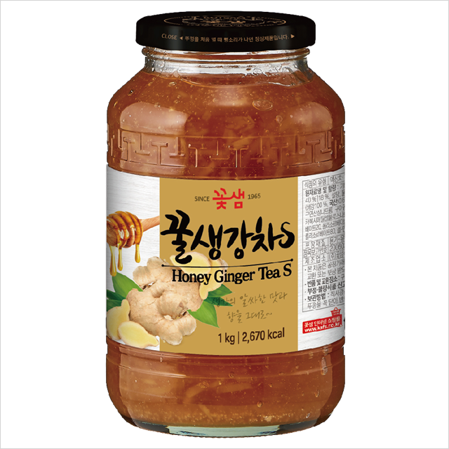 꽃샘 꿀생강차S1kg