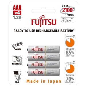 무료배송 후지쯔 AAA 충전지 4알 800mAh 에네루프동급