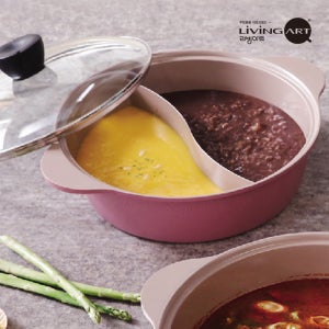 국산 반반냄비 인덕션 겸용 밀푀유 나베 샤브샤브 훠거 오뎅 어묵 원앙냄비