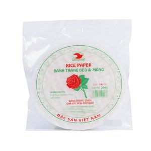 베트남 월남쌈 원형 반짱 banh trang 장미표 라이스페이퍼 16CM 200g, 1개