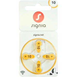 시그니아 보청기 배터리 건전지 밧데리 약 [시그니아 10A 1세트 (40알)]