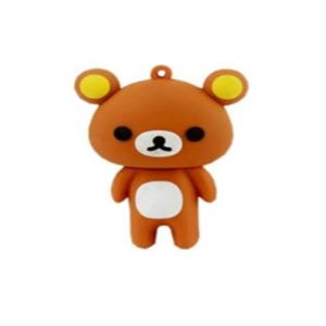 귀여운 갈색 리락쿠마 캐릭터 USB메모리 32GB 32기가 유에스비