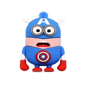 귀여운 미니언즈 캡틴아메리카 캐릭터 USB메모리 32GB 32기가 유에스비