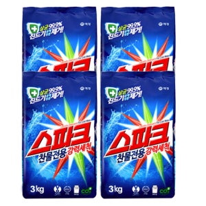 애경산업 스파크 리필 3kg x4 (1box)찬물전용