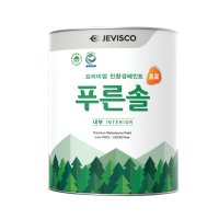 제비스코 푸른솔 프로 내부 3.8L 수성 친환경 시멘트/벽면/베란다 실내용 페인트