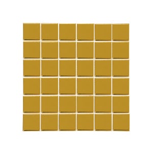 48X48 정사각 모자이크 타일 GOLD 금색 유광 (11장) 현쓰몰
