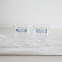 도요사사키 데일리 스텍컵 카페물컵 (세로라인/오블리크/클리어 2 sizes )