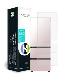 삼성 냉장고 비스포크 김치플러스 3도어 RQ33R743232 무광 외부보호필름 세트