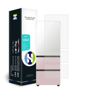 삼성 냉장고 비스포크 김치플러스 3도어 RQ33R743255 무광 외부보호필름 세트