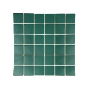48X48 정사각 모자이크 타일 BLUE GREEN 청녹 무광 (11장) 현쓰몰