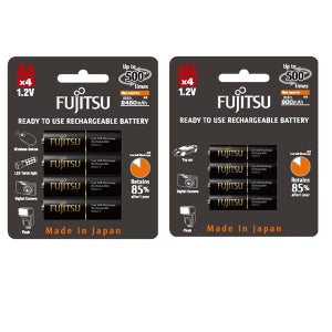 후지쯔 AA AAA 프리미엄 충전지 4알 에네루프 동급