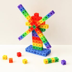 멀티큐브110p 연결큐브 수막대 큐브블럭