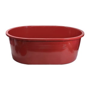 PE타원다라 소 플라스틱다라이 타원대야 김장통 김장용다라이 목욕통 반신욕 욕조