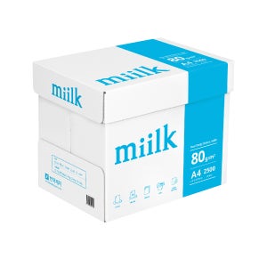 밀크 80g A4용지 A4복사용지 1박스 2500매 밀크지