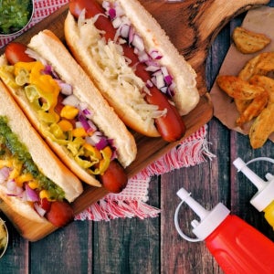 담백한 핫도그빵 번 260g 뽀드득 소시지300g 핫도그 세트 재료 만들기