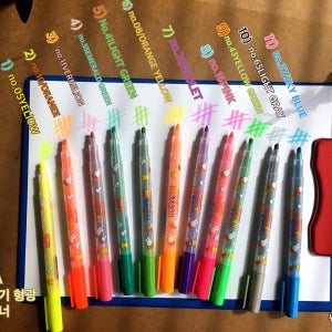 DONG-A miffy 향기 형광 메모라이너 향기나는 형광펜