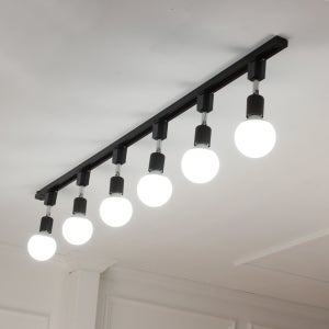 포유라이팅 자유봉 레일등 블랙 등기구