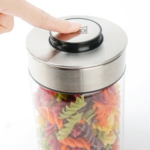 누보 원터치 내열유리 밀폐 파우더 원두 용기 냉동 가루 통 보관용기 700ml