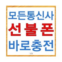 선불폰충전 알뜰폰충전 선불카드 모든통신사 즉시충전가능