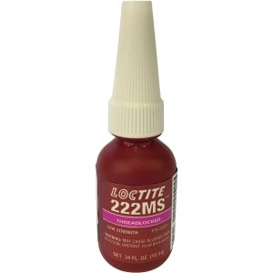 록타이트 222MS 10ml 1팩 Loctite 22221 Purple 222MS Low Strength Thread Locker, 10 mL Bottle