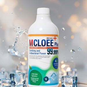 엠클로이 플러스 카페 제빙기 청소 세척제 소독제 살균소독제 세제 1L, 1개