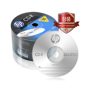 HP CD-R 700MB 50장 벌크 / 공CD / 공씨디