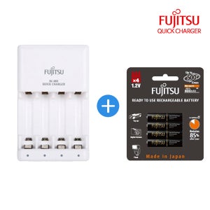 후지쯔 프리미엄 AAA 충전지 4알+신형 급속 충전기