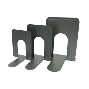 CNC T형 책고정 튼튼한 북앤드 3가지 사이즈 소, 1단, 다크그레이