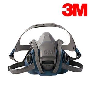3M 6502QL 양구형 면체마스크 방진 방독마스크 퀵래치기능