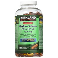 Kirkland Alaskan Salmon 커클랜드 알래스카 살몬 홀 피쉬 오일 320정