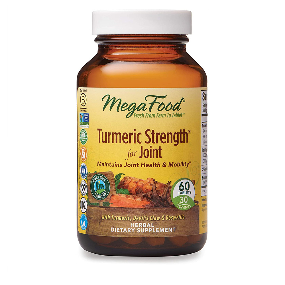 MegaFood Turmeric Strength 메가푸드 <b>터메릭 스트렝스</b> 조인트 60정