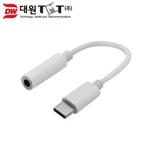 USB C타입 오디오 이어폰 변환 잭 젠더 꼬다리 댁 DAC DW-CTS01