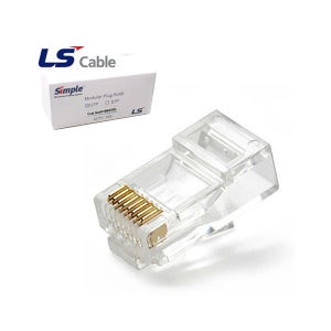 RJ45 커넥터 CAT5E 8P8C 100개 LS전선