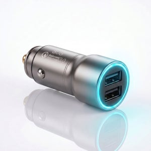 808 퀸 메탈 차량용 고속 충전기 퀵차지 USB 갤럭시 아이폰 플립
